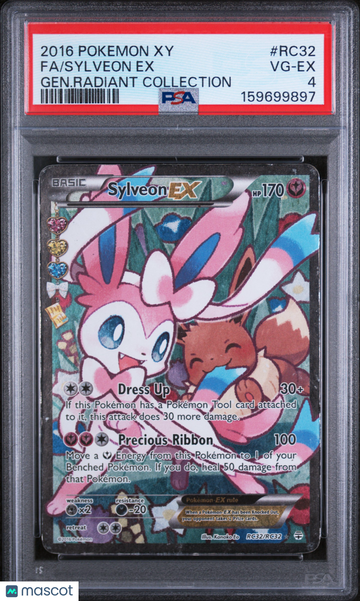 2016 Pokemon Xy Generations Radiant Collection Sylveon EX Gen.Radiant Collection Fa PSA 4 #RC32