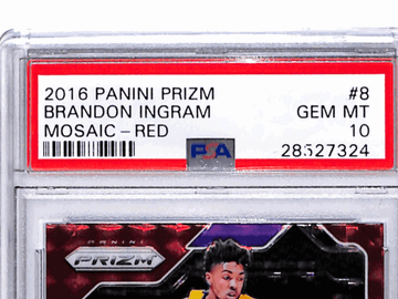 2016 Panini Prizm Mosaic Brandon Ingram #8 Red PSA 10