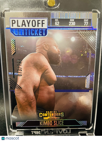 2025 Panini Contenders PFL Playoff Ticket Kimbo Slice #3 073/199 Trading Card