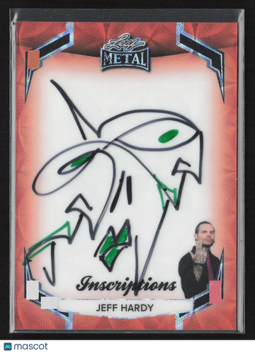 2026 Leaf Metal Inscriptions Jeff Hardy #SA-JH1 Red /20