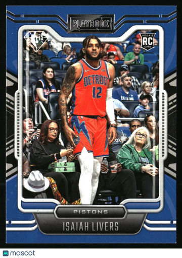 2021-22 Panini Chronicles Isaiah Livers #294 RC Detroit Pistons