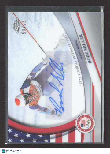 2026 Topps Chrome U.S. Olympics Bode Miller #BCA-BMI /76