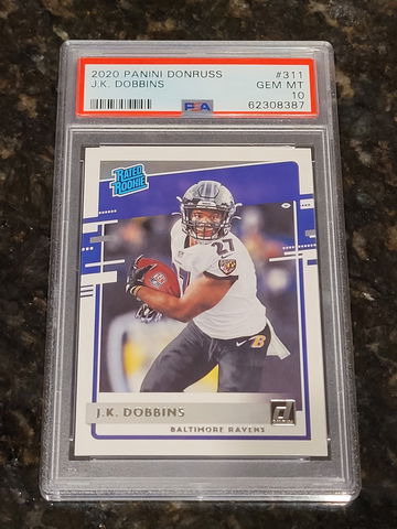 2020 JK Dobbins Rated Rookie #311 PSA 10