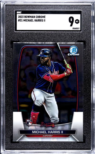 2023 Bowman Chrome Michael Harris II #31 RC SGC 9