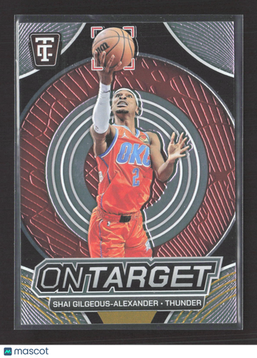 2025 Panini Totally Certified On Target Shai Gilgeous-Alexander #14 Red /199