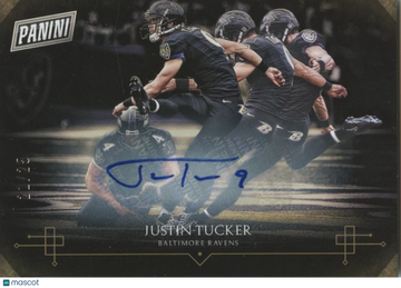 2015 Panini Black Friday Justin Tucker Panini Authentic