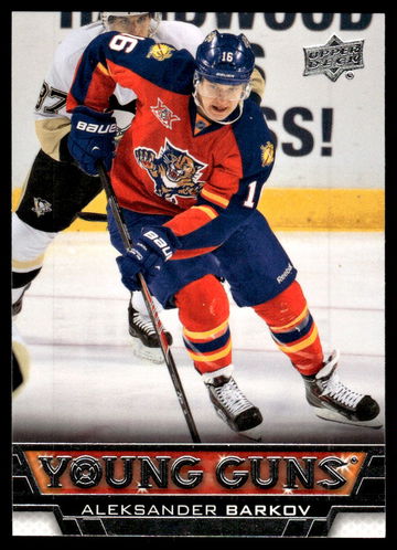 2013 Upper Deck Upper Deck 470 Aleksander Barkov Young Guns Rookie VG Florida Panthers