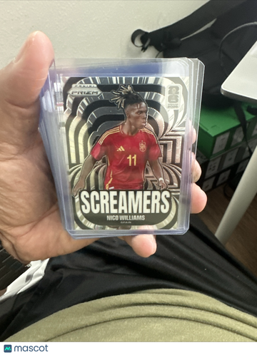 2026 Panini Prizm UEFA Euro Screamers Nico Williams #25