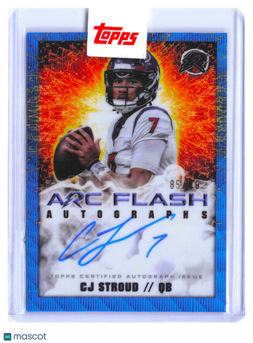 2024 Topps Resurgence Football Arc Flash Blue Auto C.J. Stroud #AFA-CS Texans Football Card