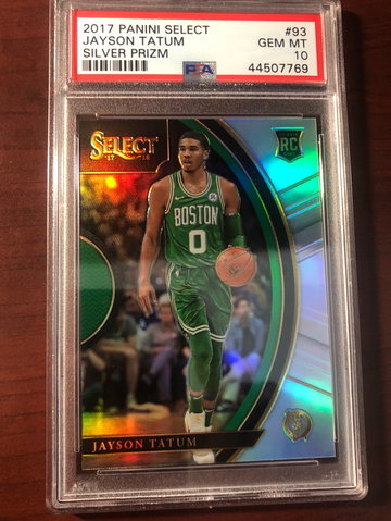 Tatum Select PSA 10 silver rookie