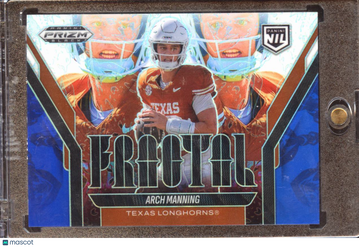 2026 Panini Prizm Black Fractal Arch Manning #23 /189
