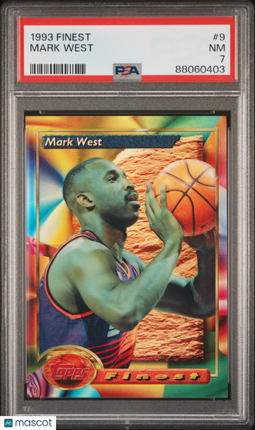 1993 Finest Mark West #9 PSA 7