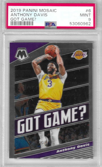 2019 Mosaic Anthony Davis Got Game? PSA 9
