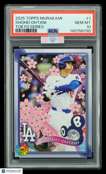 2025 Topps Takashi Murakami + MLB World Tour Tokyo Series Shohei Ohtani #1 MBA 10