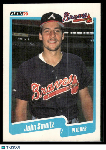 1990 Fleer John Smoltz #595