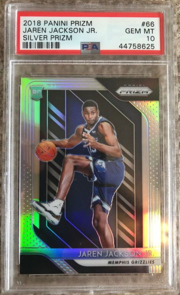 Jaren Jackson Jr. 2018 Silver Prizm RC PSA 10