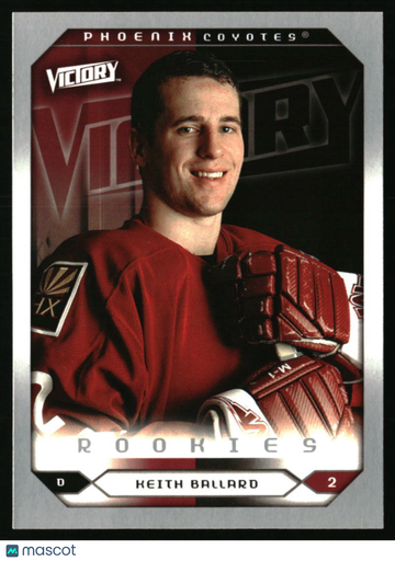2005-06 Upper Deck Keith Ballard #266 2005-06 Upper Deck Victory Update Phoenix Coyotes