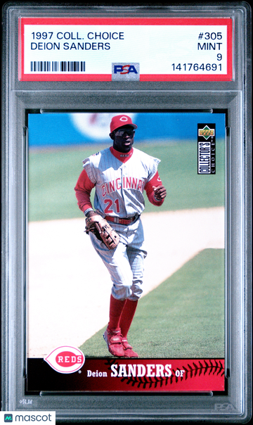 1997 Collector's Choice Deion Sanders #305 PSA 9