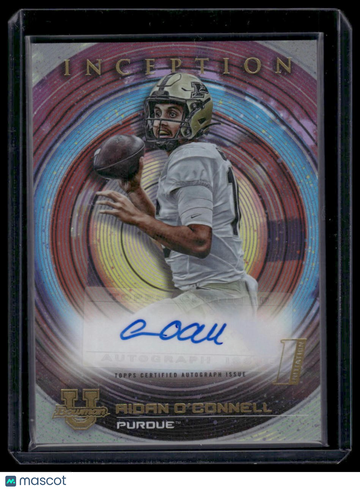 2022-23 Bowman University Inception Aidan O'Connell #BIA-AO Base Autographs AU