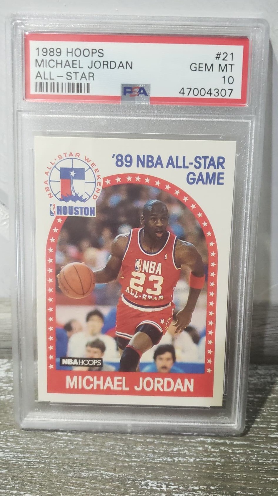 1989 Hoops Michael Jordan All-Star PSA 10