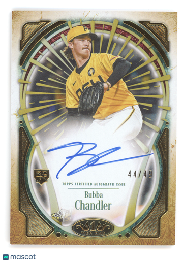 2026 Topps Tier One Tier One Xplosions Autograph Bubba Chandler #TIXA-BC RC 44/49