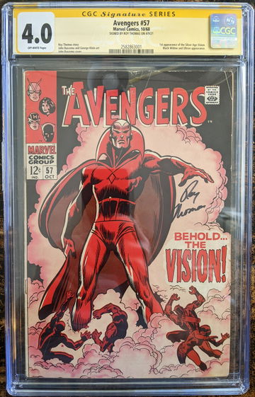 Avengers #57 CGC 4.0 Signature Series