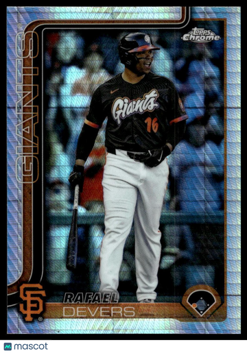 2025 Topps Chrome Update Rafael Devers #USC105 X-Fractors
