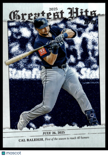 2026 Topps Cal Raleigh #GH-8 2025 Greatest Hits Pink Foil
