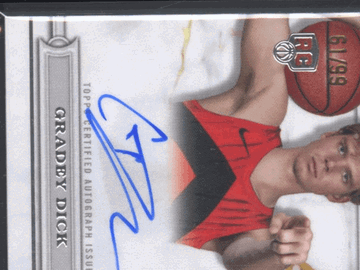2023-24 Topps Royalty Collection Gradey Dick #RRS-GD /99 RC Rookie Relic Auto