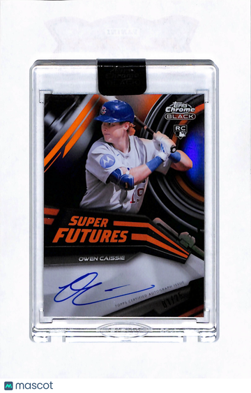 2026 Topps Chrome Black Super Futures Owen Caissie #SFA-OC /26 RC