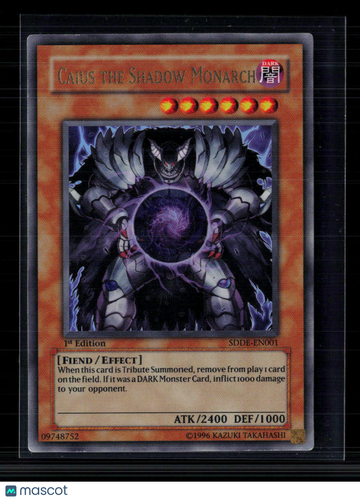 2008 The Emperor of Darkness Structure Deck Caius the Shadow Monarch 1st Edition