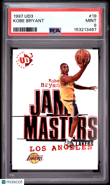 1997 UD3 Kobe Bryant #19 Jam Masters PSA 9