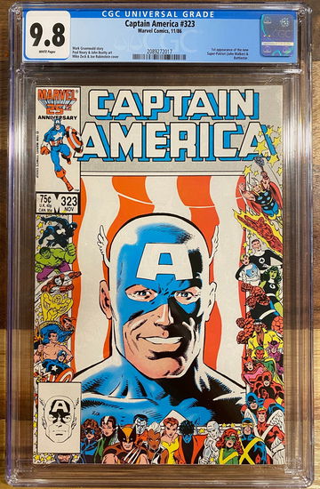 Captain America #323 CGC 9.8 1st John Walker