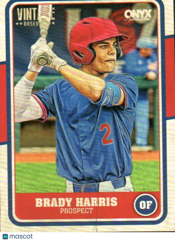 2025 Onyx Vintage Brady Harris #OVBRHA