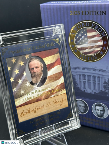 POTUS 2025 A Word From President Rutherford B. Hayes Piece Of The Whitehouse /47