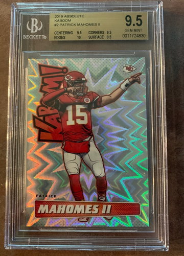 Patrick Mahomes Kaboom True Gem Plus
