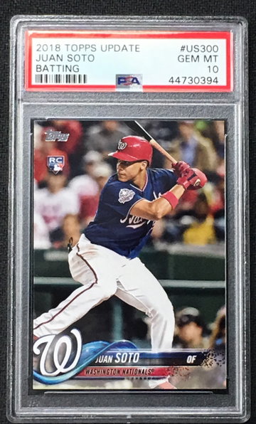 Juan Soto topps update us300 psa 10 