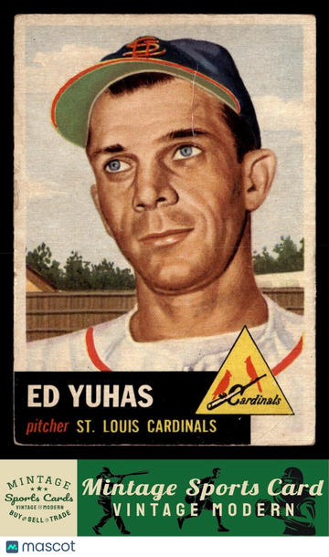 1953 Topps Ed Yuhas #70