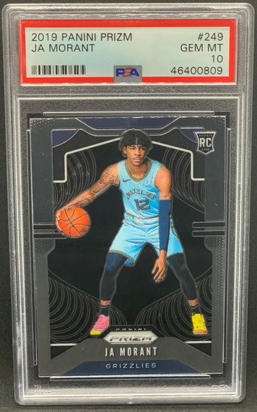 Ja Morant 2019 Panini Prizm PSA 10 Rookie 