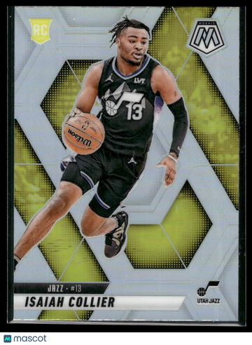2024-25 Panini Mosaic Isaiah Collier #222 Silver Prizm RC