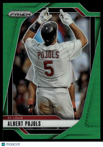 2025 Panini Prizm Albert Pujols #97 Green Prizm