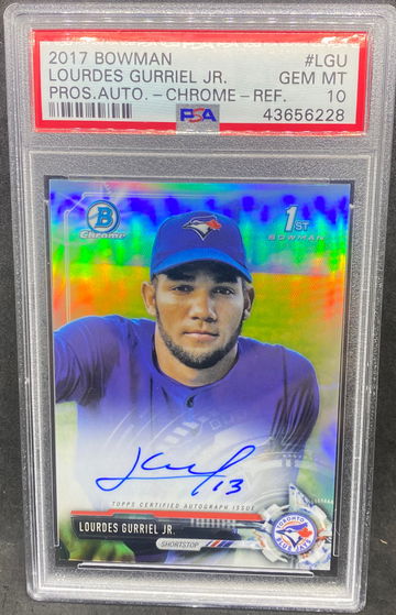 Lourdes Gurriel bowman chrome Refractor auto