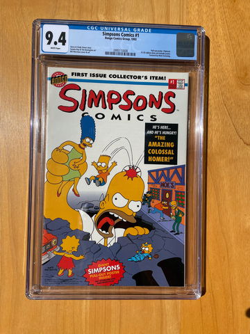 Simpsons Comics #1 CGC 9.4 