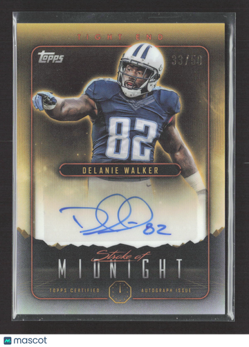 2024 Topps Midnight Stroke of Midnight Delanie Walker #SMA-DW /50
