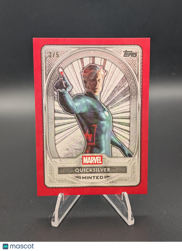 2025 Topps Marvel Mint Quicksilver Red Foil /5 #52
