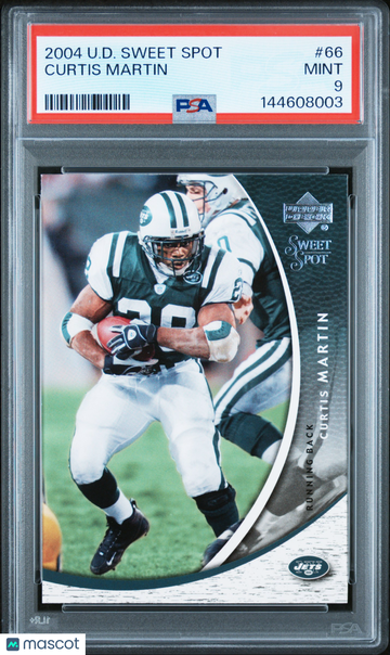 2004 Upper Deck Sweet Spot Curtis Martin #66 PSA 9