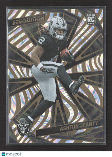 2025 Panini Revolution Football Ashton Jeanty #202 Fractal /99 RC