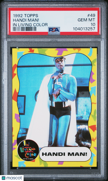 1992 Topps In Living Color Handi Man! #49 PSA 10