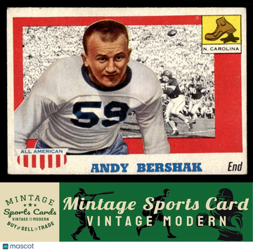 1955 Topps All-American Andy Bershak #7