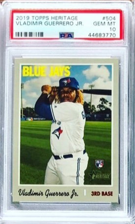 2019 Topps Heritage High Number Vladimir Guerrero Jr RC PSA 10 Qty